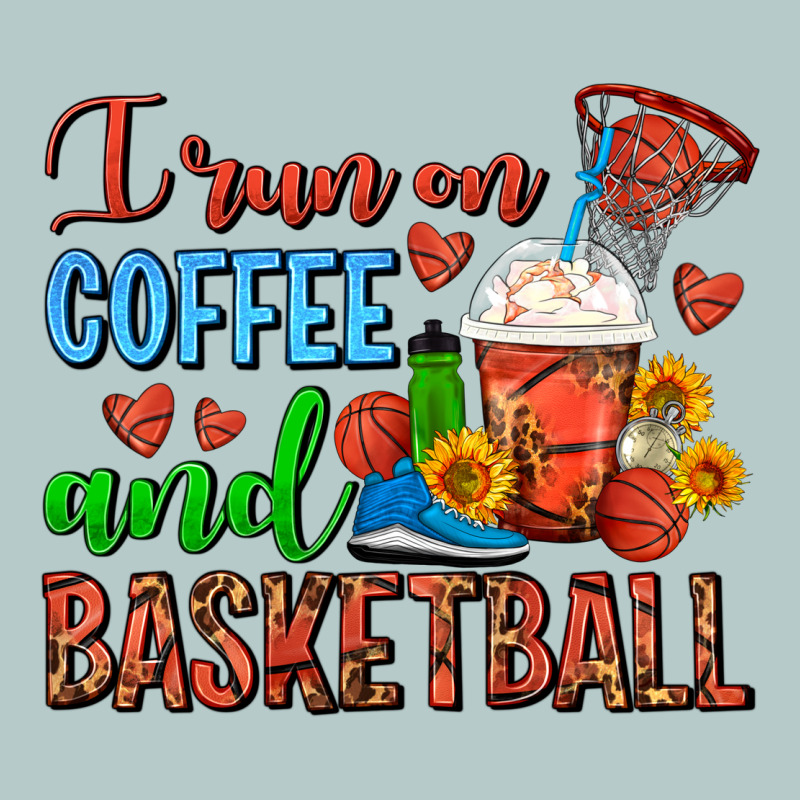 I Run On Coffee And Basketball Frappe Heavy Core Tee by FaDigitalArtStudio | Teevron