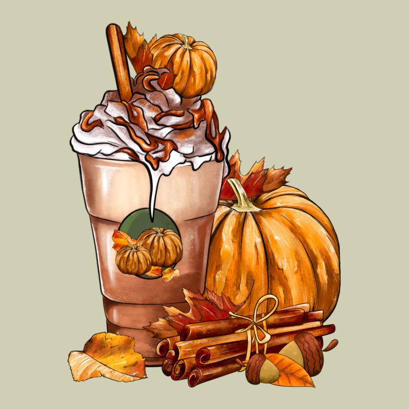 Pumpkin Spice Coffee Heavy Core Tee by FaDigitalArtStudio | Teevron