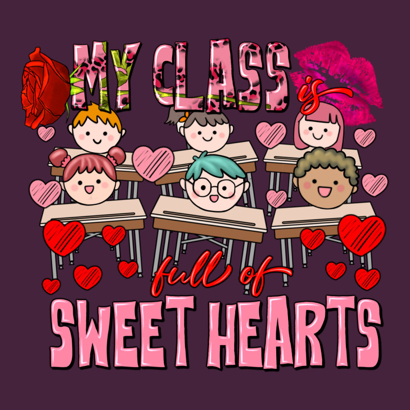 Valentine's Day My Class Is Full Of Sweet Hearts Premium Tee by FaDigitalArtStudio | Teevron