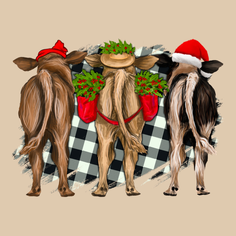 Christmas Heifers Back View Heavyweight Sweatshirt by RanaPortraitStore | Teevron