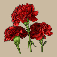 Scarlet Red Carnation Illustrations Long Sleeve Tee | Teevron