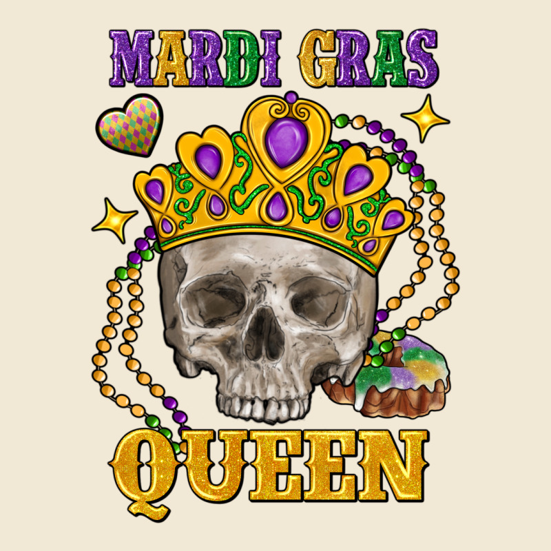 Skull Mardi Gras Queen Premium Tee by FaDigitalArtStudio | Teevron