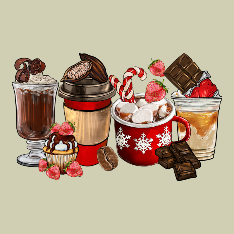 Chocolate Love Coffee Cups Heavy Core Tee by FaDigitalArtStudio | Teevron