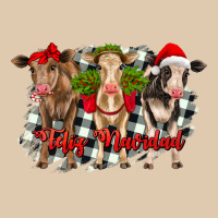 Feliz Navidad Heifers Front View Heavyweight Sweatshirt | Teevron
