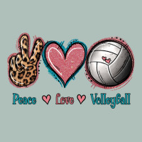 Peace Love Volleyball Heavyweight Hoodie | Teevron
