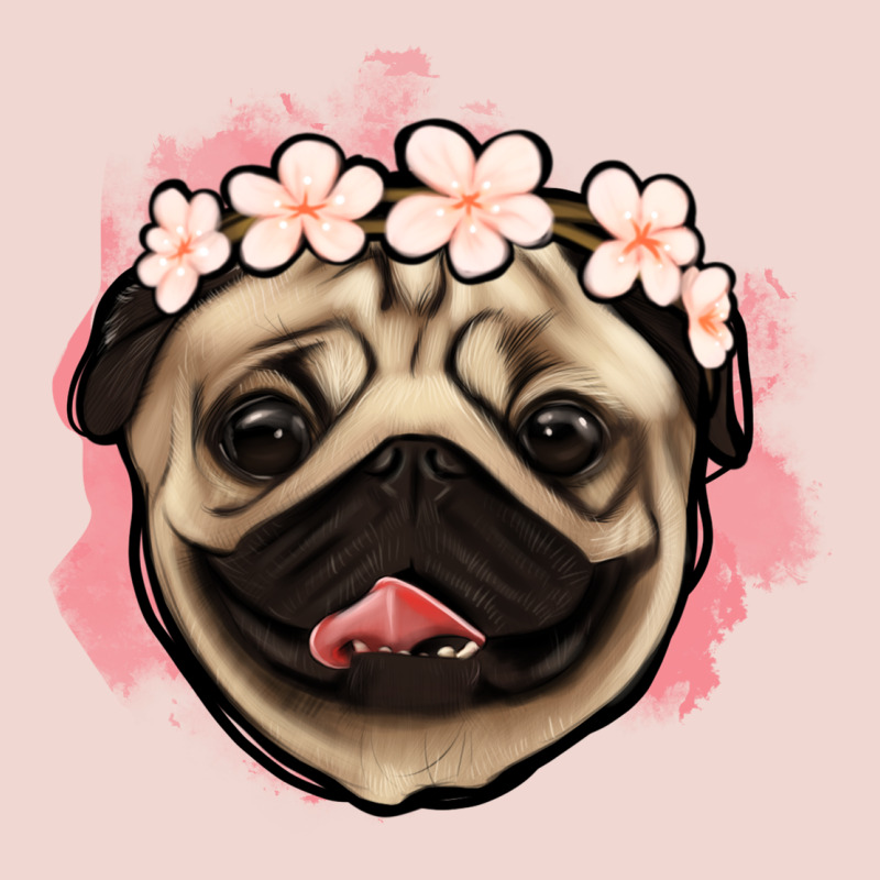 Pug Floral Premium Sweatshirt by Jasminsmagicworld | Teevron