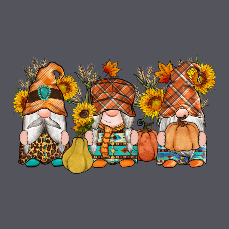 Fall Gnomes Pumpkin Sunflowers Vintage Hoodie by Artiststas | Teevron