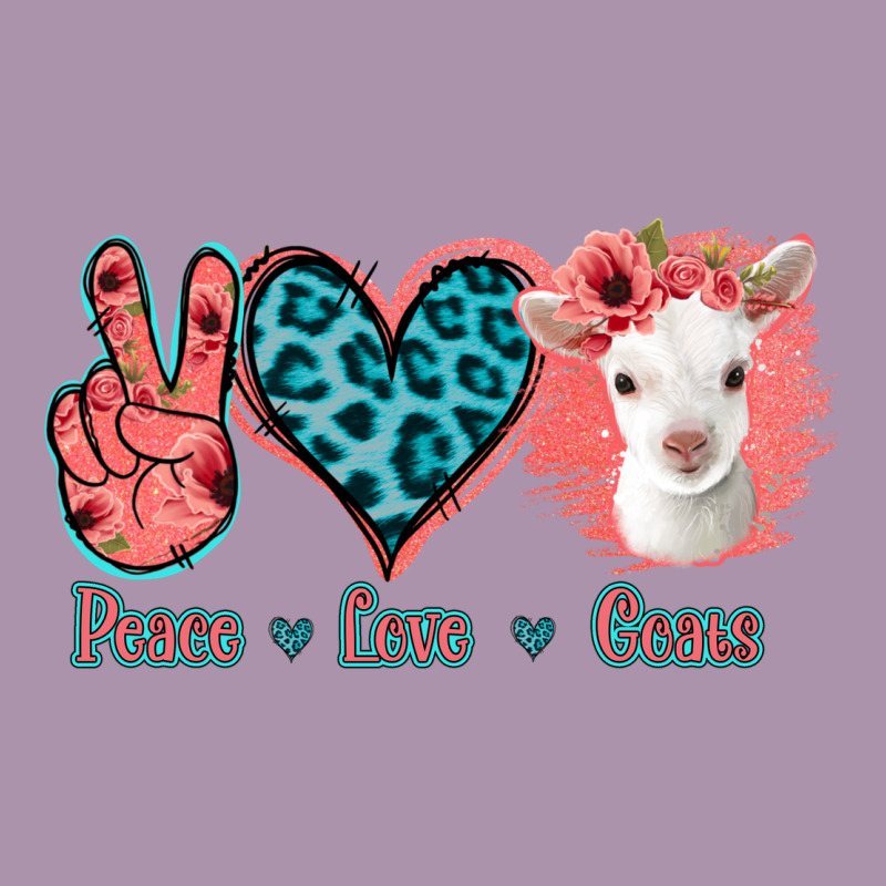 Peace Love Goats Heavyweight Hoodie by Jasminsmagicworld | Teevron