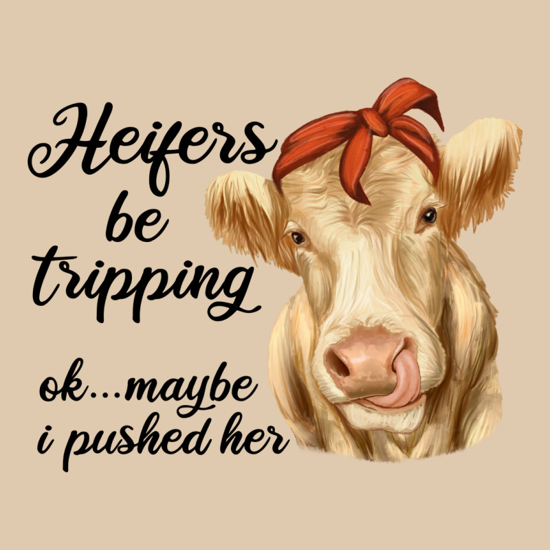 Heifer's Be Trippin' Charolais Cow Heavyweight Sweatshirt by RanaPortraitStore | Teevron