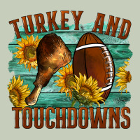Turkey And Touchdowns Ladies Tee | Teevron