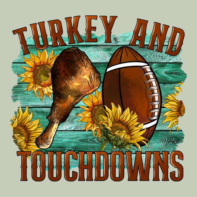 Turkey And Touchdowns Ladies Tee by LillyAllenDesigns | Teevron