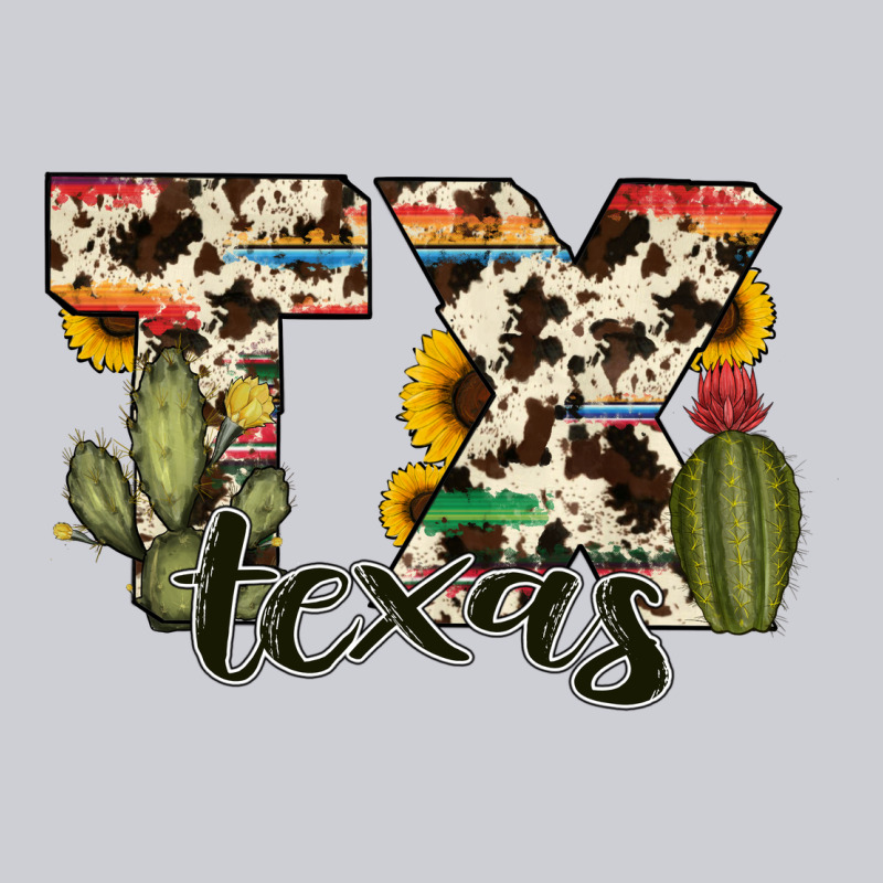 Texas State Cowhide Serape Cactus Heavyweight Sweatshirt by RanaPortraitStore | Teevron