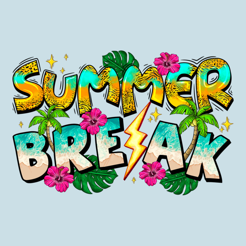 Summer Break Ladies Tee by CowhideDigitalArt | Teevron