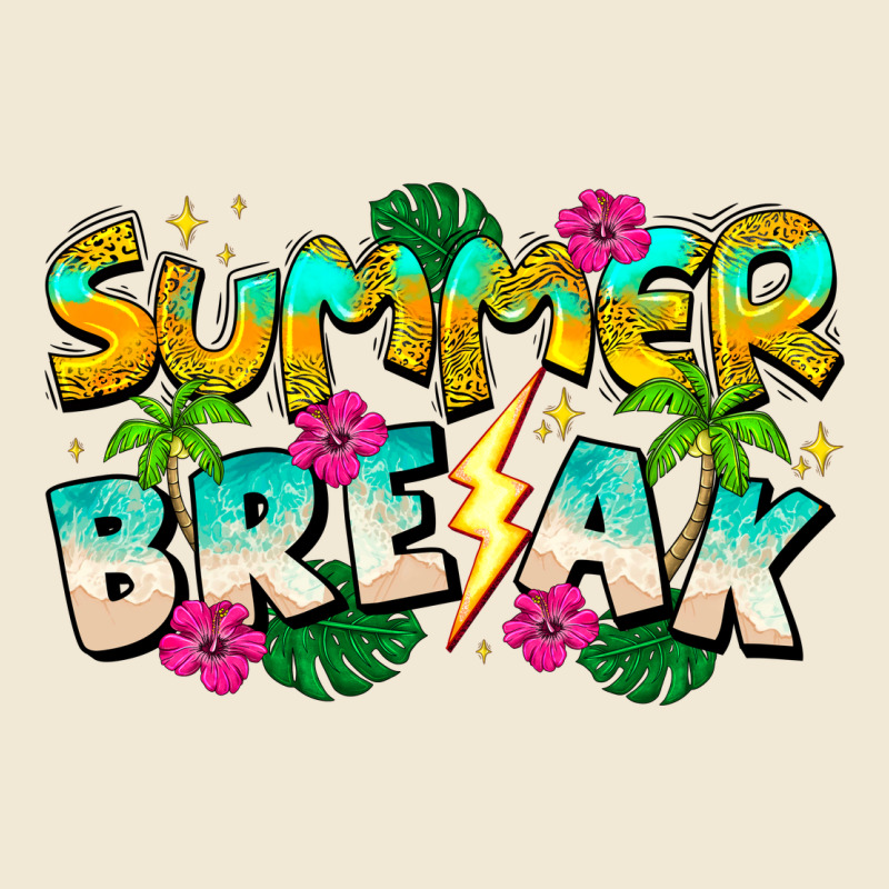 Summer Break Ladies Tee by CowhideDigitalArt | Teevron