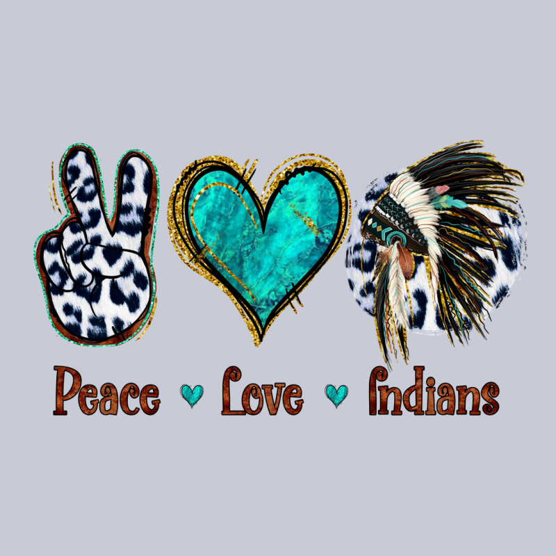 Peace Love Indians Heavyweight Hoodie by Jasminsmagicworld | Teevron