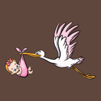 Stork With Baby Girl Classic Tee | Teevron