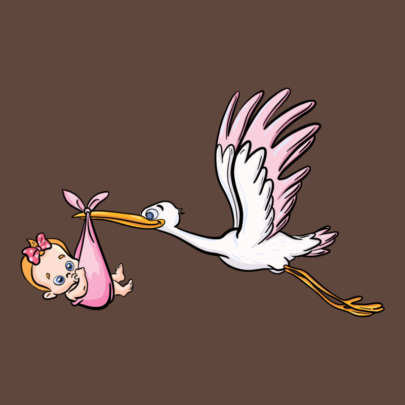 Stork With Baby Girl Classic Tee by BarkalooDesign | Teevron