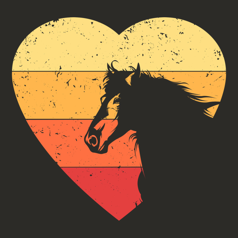 Vintage Heart Horse Equestrian | Horse Lover Heavy Core Tee by linhVisuals | Teevron