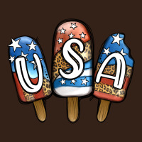 Usa Patriotic Leopard Popsicles Heavy Core Tee | Teevron