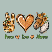 Peace Love Horses Heavyweight Hoodie | Teevron