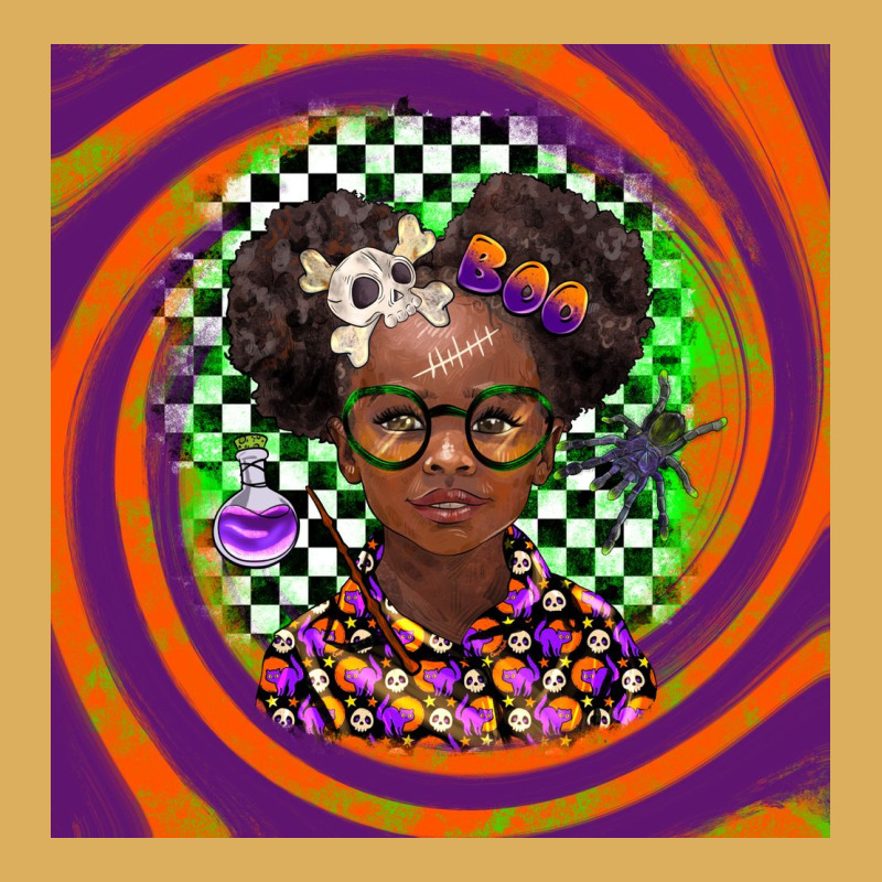 Halloween African Girl Premium Hoodie by BarkalooDesign | Teevron