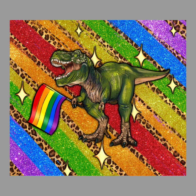Lgbtq Dinosaur T Rex Tumbler Vintage Hoodie by Artiststas | Teevron