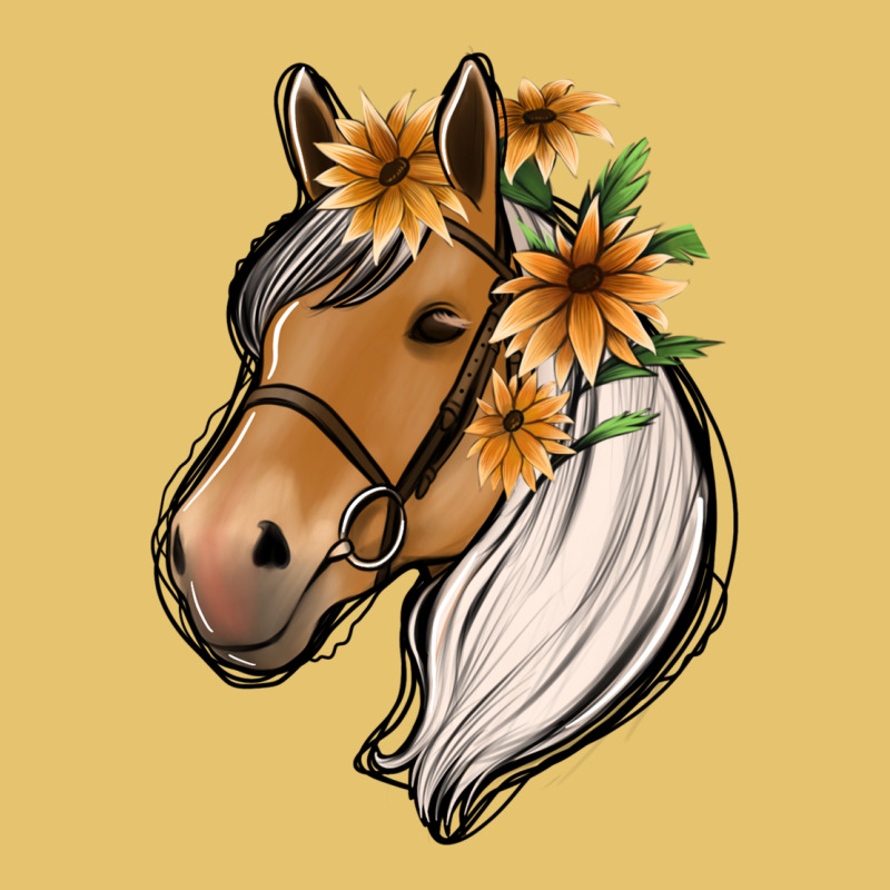Floral Horse Premium Sweatshirt by Jasminsmagicworld | Teevron
