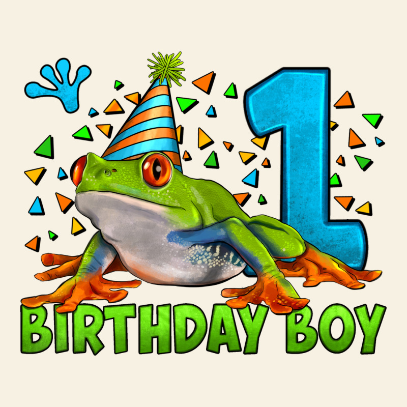 Birthday Boy Frog Age 1 Vintage Tee by LillyAllenDesigns | Teevron