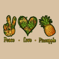 Peace Love Pineapple Heavyweight Hoodie | Teevron