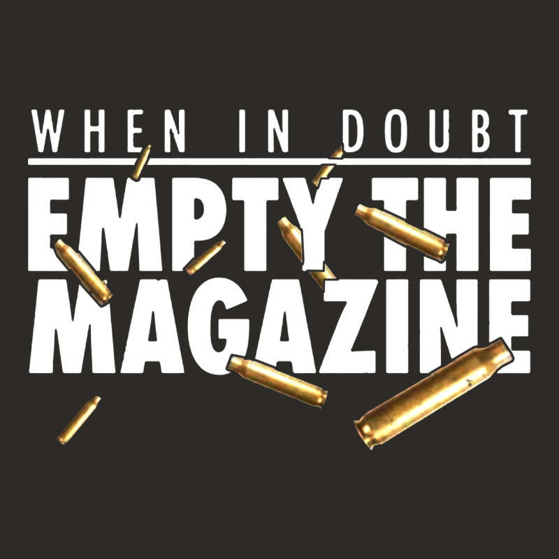 When In Doubt Empty The Magazine Heavy Core Tee by linhVisuals | Teevron