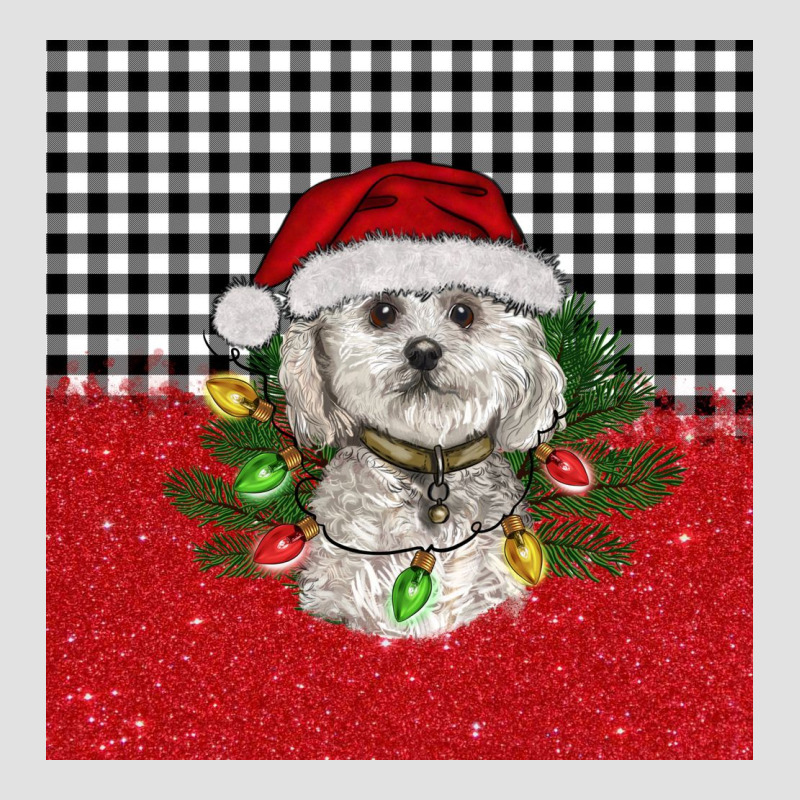 Christmas Bichon Frise Dog Premium Hoodie by BarkalooDesign | Teevron