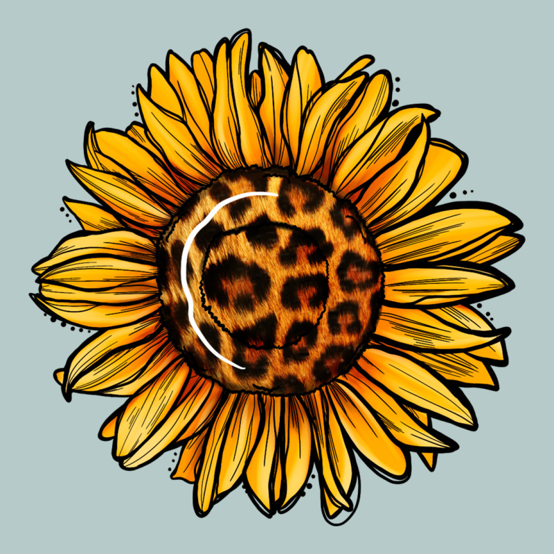 Sunflower Leopard Heavy Core Tee by Jasminsmagicworld | Teevron