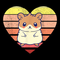 Cute Hamster Design Retro Heart Shape Vintage T Shirt Heavy Core Tee | Teevron