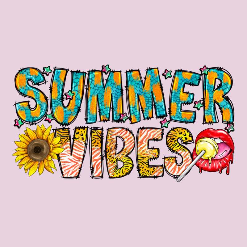 Summer Vibes Ladies Tee by CowhideDigitalArt | Teevron