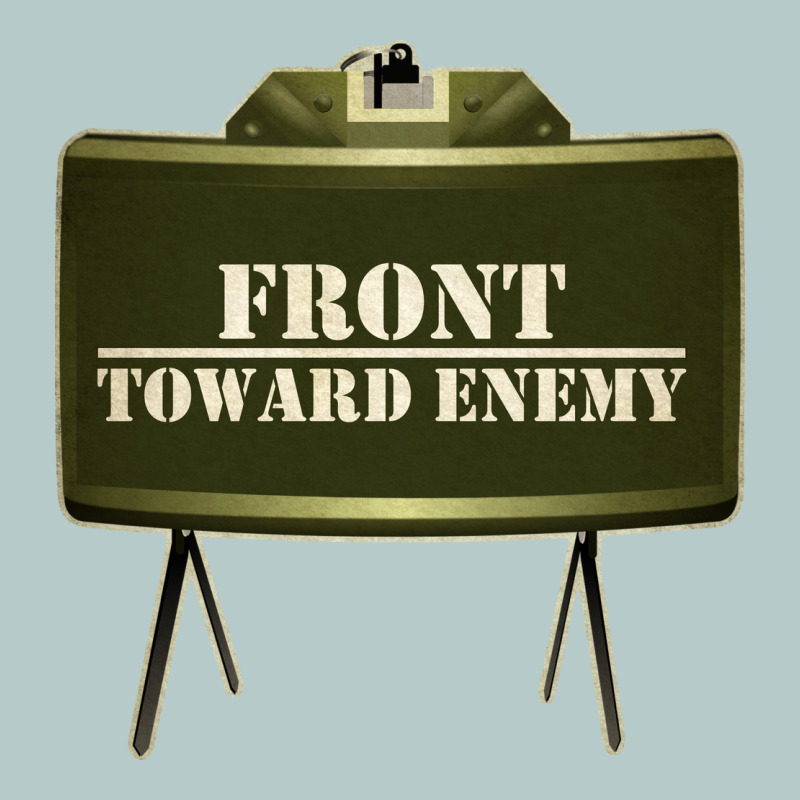Front Toward Enemy Distressed Claymore Mine Military Heavy Core Tee by linhVisuals | Teevron