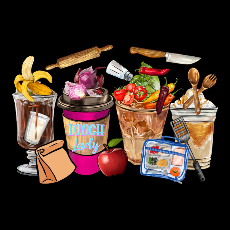 Lunch Lady Coffee Cups Heavy Core Tee by FaDigitalArtStudio | Teevron
