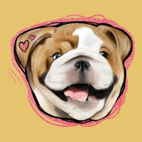Bulldog Pink Glitter Premium Sweatshirt | Teevron
