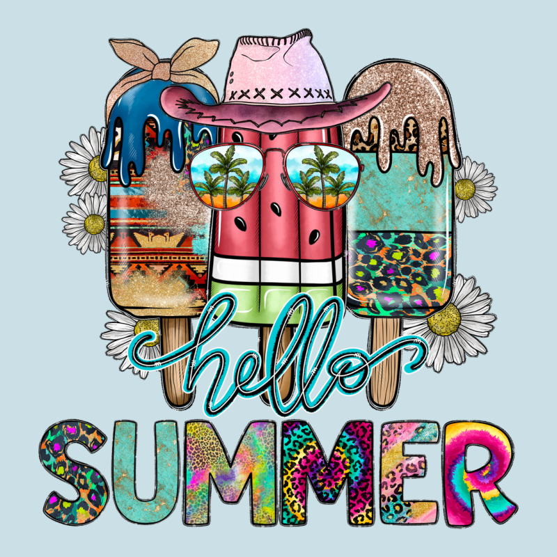 Hello Summer Ladies Tee by CowhideDigitalArt | Teevron