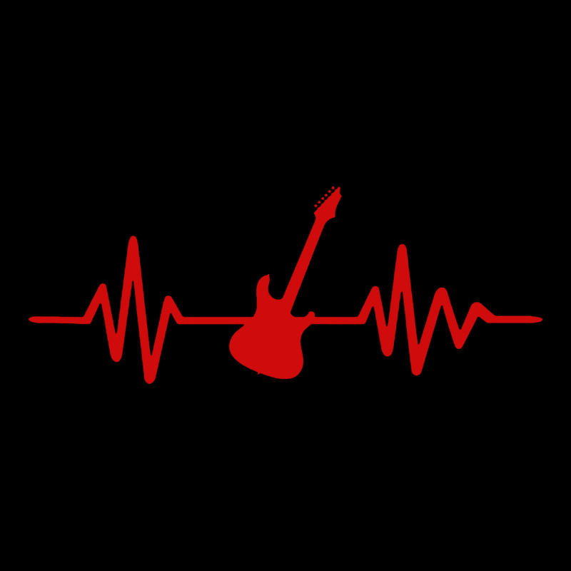 Heartbeat Electric Guitar Heavy Core Tee by linhVisuals | Teevron