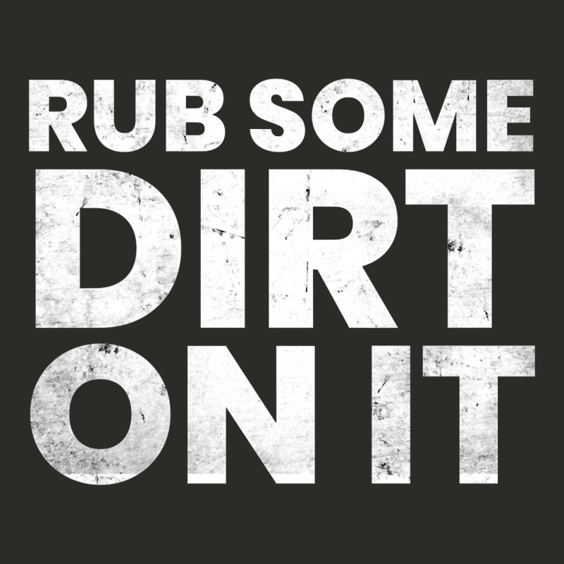 Vintage Funny Shirts For Men, Rub Some Dirt On It Long Sleeve T Shirt Heavy Core Tee by linhVisuals | Teevron