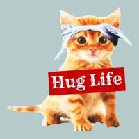 Hug Life Kitty Cat Heavy Core Tee | Teevron
