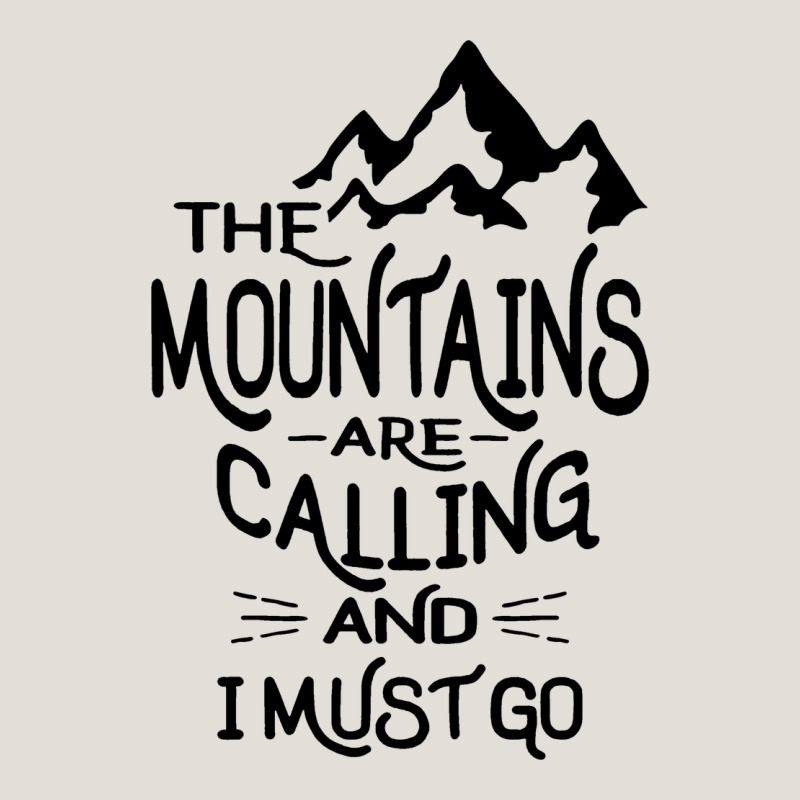 The Mountains Are Calling And I Must Go   Black Heavy Core Tee by linhVisuals | Teevron