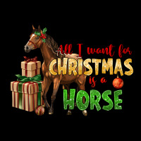 All I Want For Christmas Is A Horse Ladies Tee | Teevron