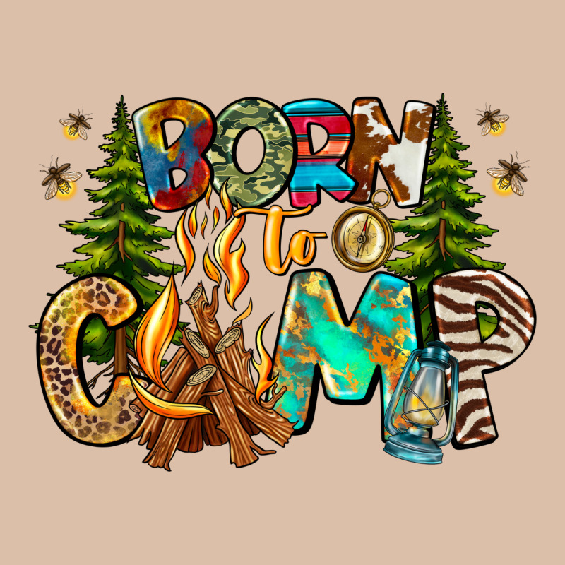 Born To Camp Urban Heavy Tee by CowhideDigitalArt | Teevron