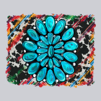 Cowhide And Serape Gemstone Background Heavyweight Sweatshirt | Teevron