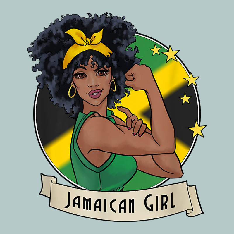Jamaican Black Woman T Shirt Jamaica Afro Girl Pride Heavy Core Tee by linhVisuals | Teevron