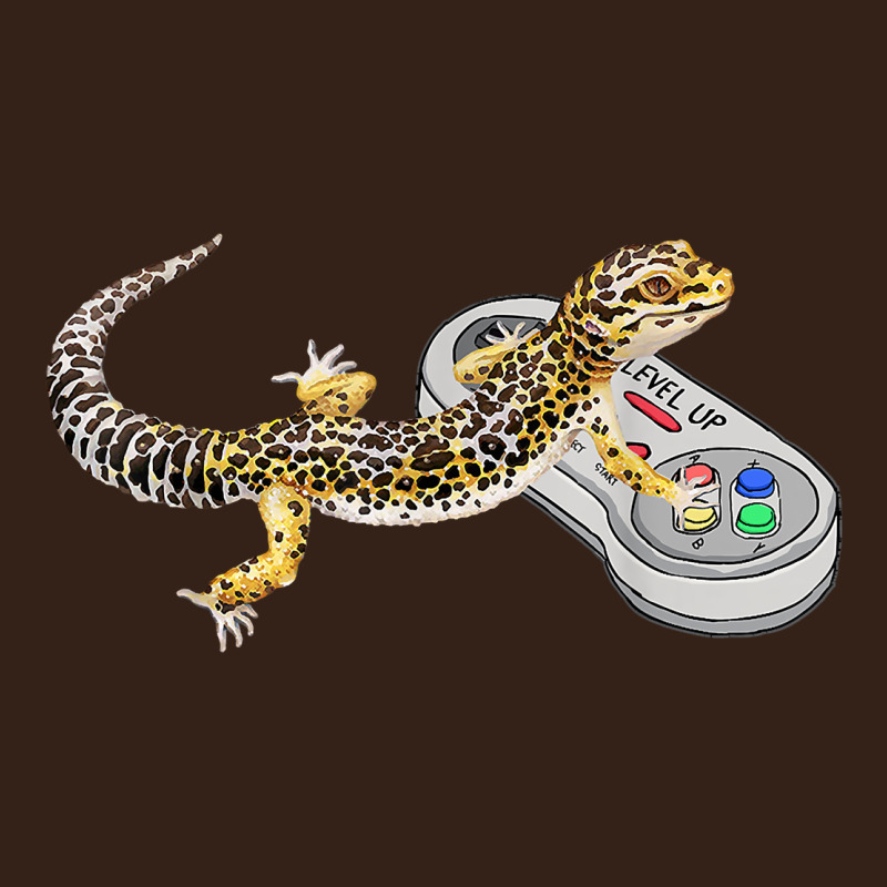 Leopard Gecko Playing Video Game Lizard & Reptiles Gamers T Shirt Heavy Core Tee by linhVisuals | Teevron