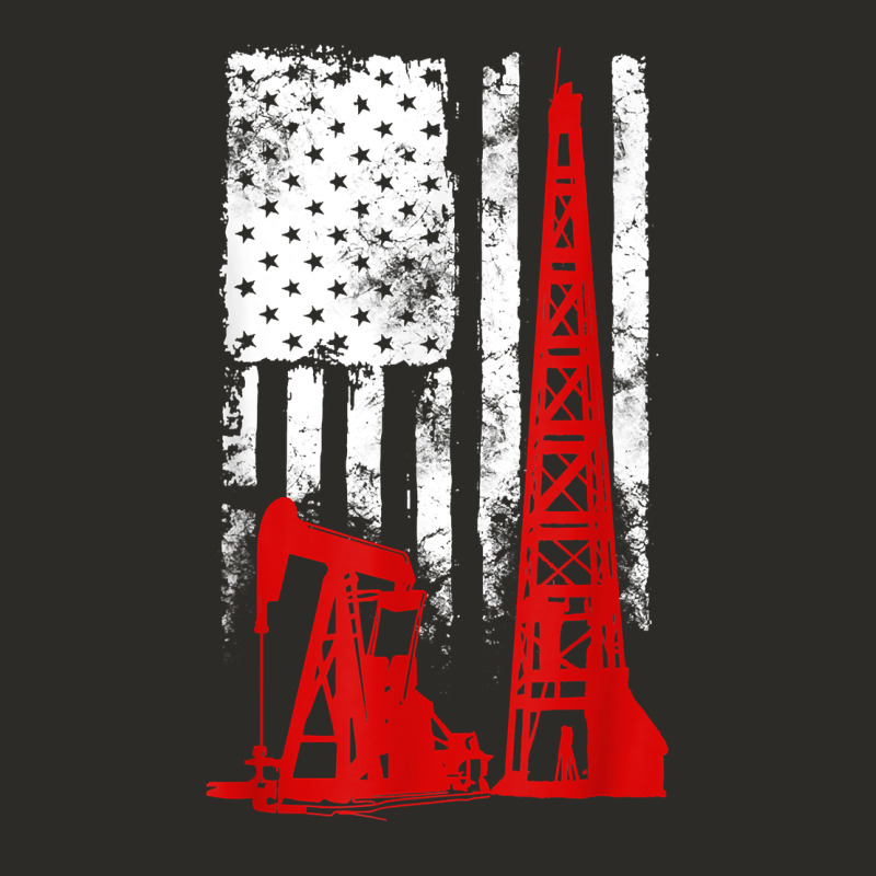 Oilfield Shirt   Us Flag Oil Rig Shirt Heavy Core Tee by linhVisuals | Teevron