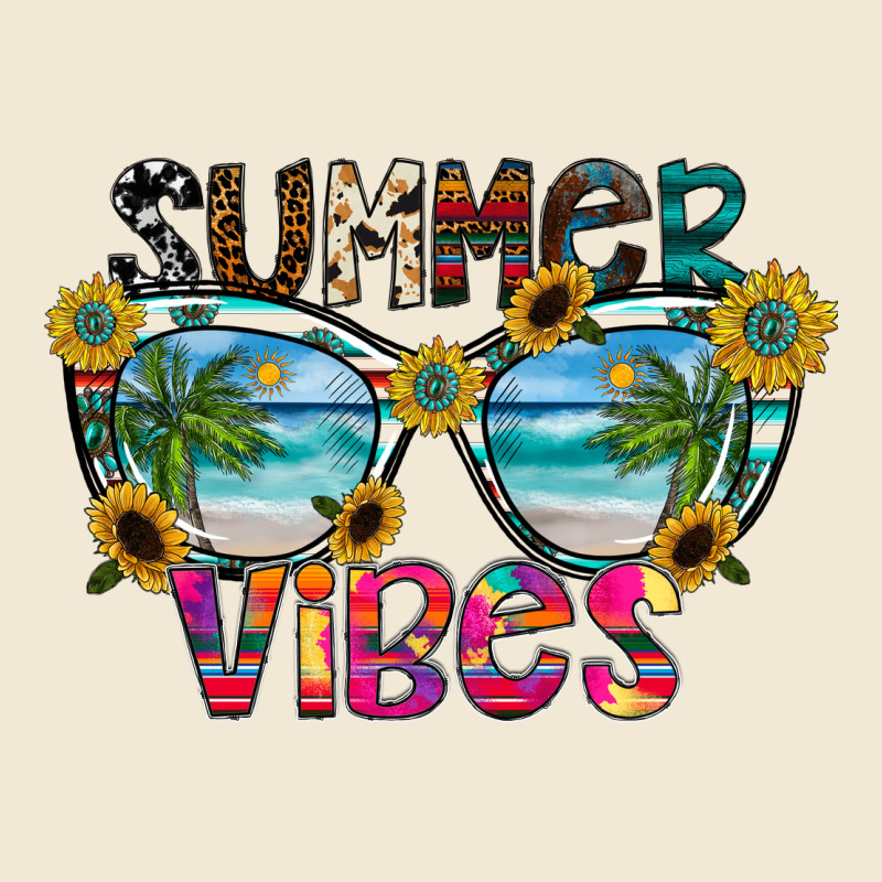 Summer Vibes Ladies Tee by CowhideDigitalArt | Teevron