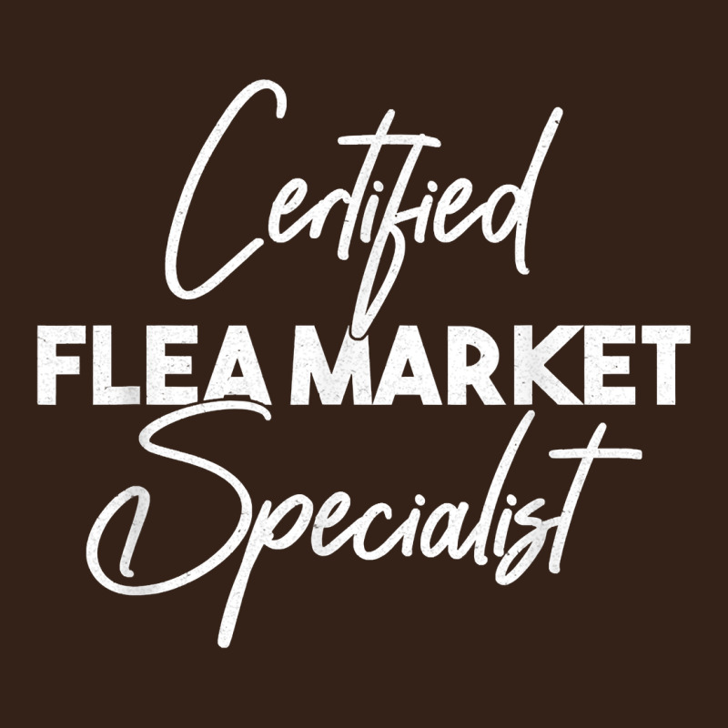 Certified Flea Market Specialist T Shirt Heavy Core Tee by linhVisuals | Teevron